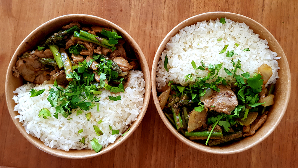 cuisine asiatique palavas filet mignon porc sauté aux asperge vertes